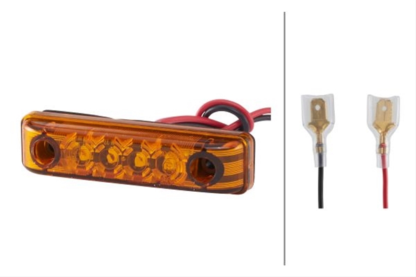  LAMPA DE MARCARE LATERALA CU LED, 24 V