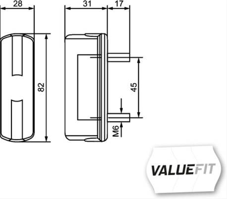  LAMPA NUMAR UNIVERSAL FARA BEC