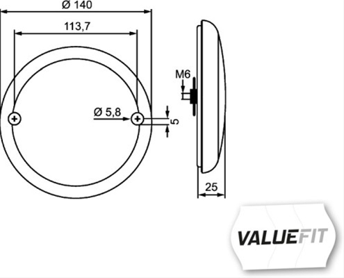  LAMPA MARSARIER ROTUNDA CU LED