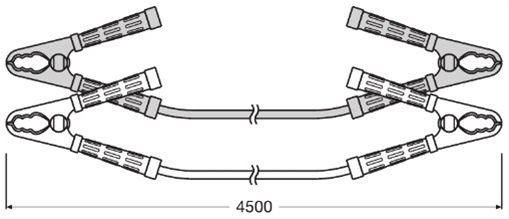  SET CABLURI PORNIRE 900A LUNGIME 4.5M