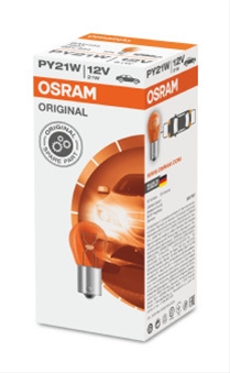  BEC GALBEN 12V21W PY21W ORIGINAL OSRAM (SE FACTUREAZA CATE 10)
