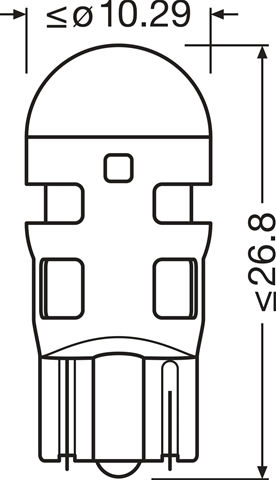  SET 2 BECURI LED TIP W5W 12V 6000K
