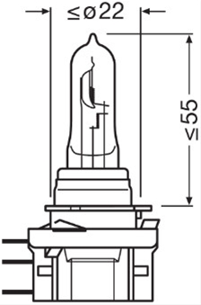  BEC H15 12V 55/15W ORIGINAL CUTIE SERVICE