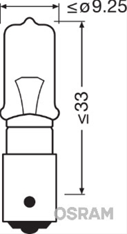 BEC 12V21W H21W ORIGINAL OSRAM (SE FACTUREAZA CATE 10)