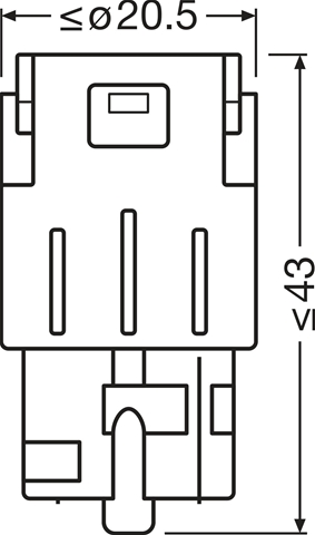  BLISTER 2 BECURI LED TIP WY21W GALBEN