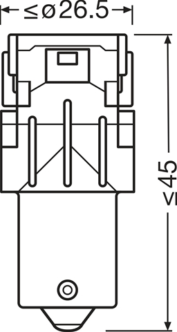  BLISTER 2 BECURI LED TIP P21W