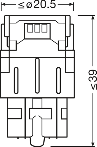  BLISTER 2 BECURI LED TIP W21/5W ALB