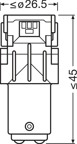  BLISTER 2 BECURI LED TIP P21/5W ALB