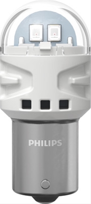  SET 2 BECURI LED 12V (ROSU INTENS) P21W ULTINON PRO3100