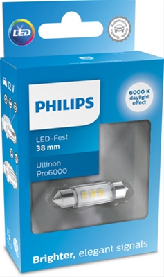  BEC LED 12V (ALB RECE 6000K) SOFIT 38MM ULTINON PRO6000