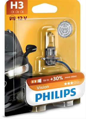  BEC H3 12V 55W +30% LUMINOZITATE VISION PACHET COMERCIAL