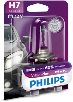 BEC H7 12V55W VISIONPLUS (+60%) PACHET COMERCIAL