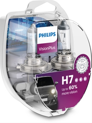  SET 2 BECURI H7 12V55W VISIONPLUS (+60%)