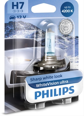  BLISTER 1 BEC H7 12V55W WHITE VISION ULTRA