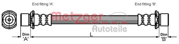 METZGER 4110023 4110023 FÉKCSO - METZGER