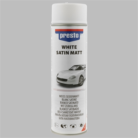  SPRAY VOPSEA ALB SATIN MAT 500ML