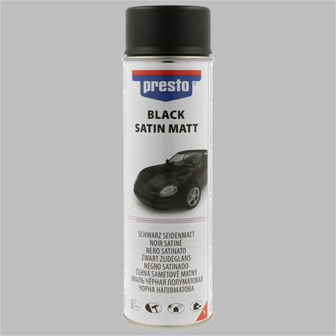  SPRAY VOPSEA NEGRU SATIN MAT 500ML