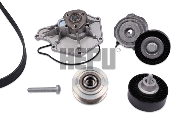  POMPA APA + SET CUREA TRANSMISIE CU CANELURI