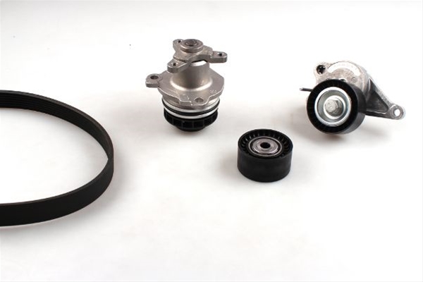  POMPA APA + SET CUREA TRANSMISIE CU CANELURI