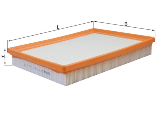 Filtre aer - Filtru aer MAHLE LX999