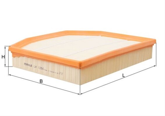 Filtre aer - Filtru aer MAHLE LX1250