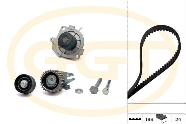 GGT KPA20114GGT KPA20114GGT SET POMPA APA + CUREA DINTATA GGT