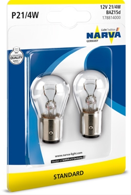  BLISTER 2 BECURI 12V21/4W TIP P21/4W